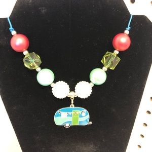 Camper handmade necklace